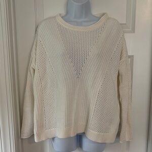 Express Women's Ivory Knit Sweater